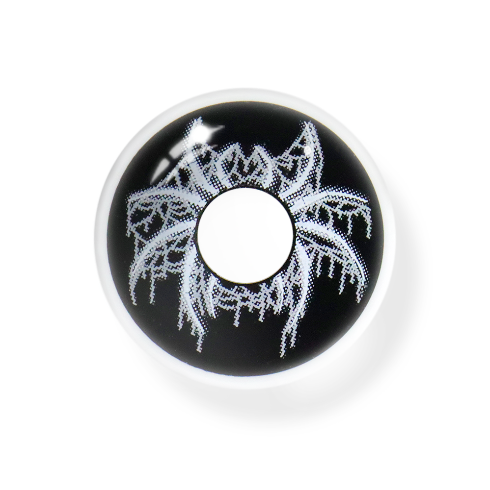 Cosplay Spider Jade Black Coloured Contact Lenses